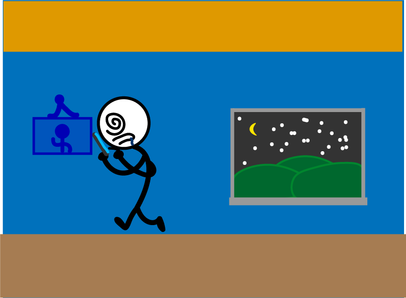 Man Scrolling on his phone